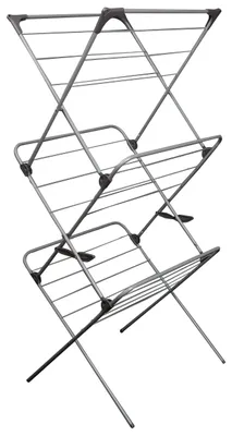Obrázok produktu pre ModernHome vertikálny sušiak na bielizeň 3 úrovne 15 metrov sušiacej plochy ModernHome Universal-64_JM-3-18G_5903089063421