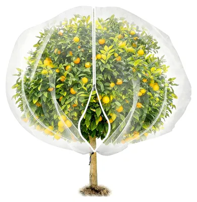 Produktbild von Wiederverwendbare Abdeckung mit Kordel und Reißverschluss zum Schutz von Pflanzen im Garten und Innenbereich