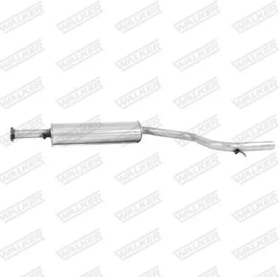 Produktbild von WALKER 70135 Mittelschalldämpfer Schalldämpfer für FORD MONDEO III Kombi (BWY) MONDEO III (B5Y) MONDEO III Stufenheck (B4Y)