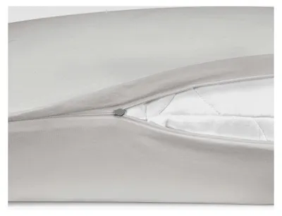 Produktbild von Feinjersey Kopfkissenbezug 2x 80x80 cm sturmgrau