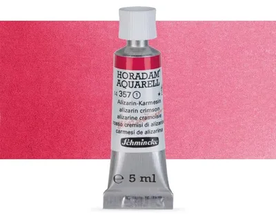 Produktbild von Schmincke HORADAM Aquarellfarbe 5 ml Tube - 357 Alizarin Karmin