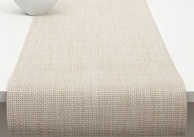 Produktbild von Chilewich Basketweave Tischläufer, Khaki, 36 x 183 cm