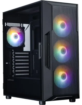 Immagine prodotto di PC Case (without power supply) - ZALMAN i3 NEO V2 - I3NEOV2FRGBBK - Mid-tower - ATX form factor - Black