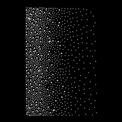 Immagine prodotto di Fogli trasferibili a pois glitterati, 263 x 178 mm