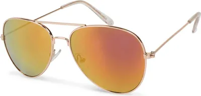 Produktbild von styleBREAKER Kinder Sonnenbrille Pilotenform mit verspiegelten oder getönten Gläsern | Edelstahl Rahmen UV400 Schutz | für Jungen und Mädchen 4 bis 10 Jahre