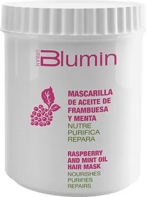 Image de Blumin Urban Masque capillaire à l'huile de framboise et de menthe 700ml