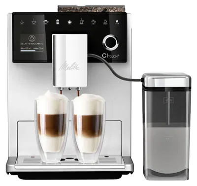 Produktbild von Melitta CI Touch, Espressomaschine, 1,8 l, Kaffeebohnen, Eingebautes Mahlwerk, 1400 W, Silber