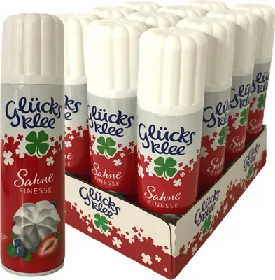 Produktbild von Glücksklee Sprühsahne Finesse 30% Fett VPE (12x250ml Dose)