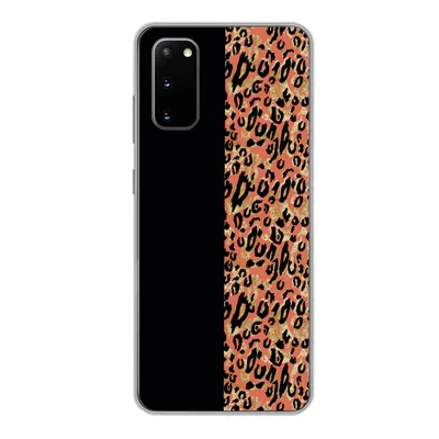 Produktbild von MuchoWow® Handyhülle Schutzhülle Hülle für Samsung Galaxy S20 Pantherdruck - Gold - Schwarz Silikon Softcase Handy Hülle - Bild
