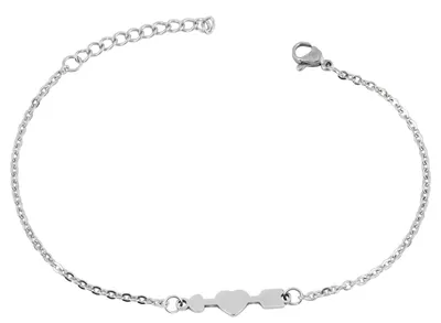 Produktbild von Edelatahl Armband , 17 + 3 cm
