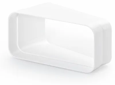 Zdjęcie produktu dla Naber COMPAIR System Ø 125 MF-RBH 125 Kolanko rurowe poziome 15° białe