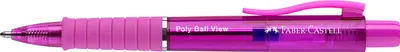 Produktbild von FABER-CASTELL Druckkugelschreiber POLY BALL VIEW fuchsia