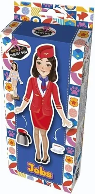 Obrázok produktu pre Lalka Magnetyczna do przebierania i stylizacji dla dzieci