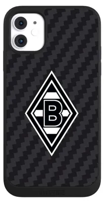 Produktbild von NIVOCASE Handyhülle für Apple iPhone 11 Hülle NIVOpure Case Schwarz Borussia Mönchengladbach Carbon Gladbach