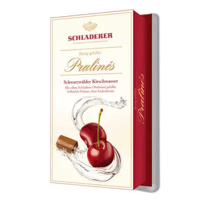 Zdjęcie produktu dla Schladerer Pralines Black Forest kirsch z brandy owocową 127g