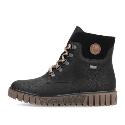 Image de Rieker Veterschoenen Hoog Veterschoenen Hoog - Zwart - Maat 37