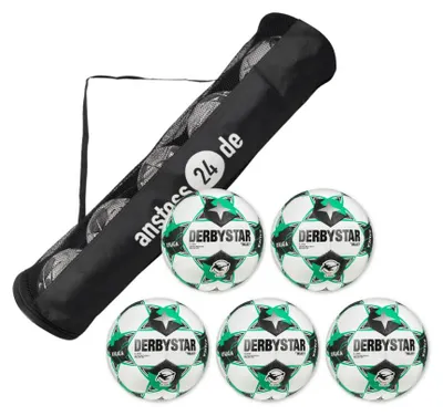 Produktbild von Ballset DERBYSTAR Spielball - 3. Liga BRILLANT APS v26 inkl. Ballsack 5 Bälle