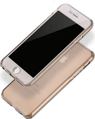 Produktbild von Crystal Case Hülle für Apple iPhone 6 / 6s Grau Rahmen Full Body