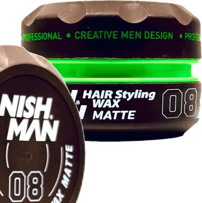 Immagine prodotto di Nishman - 08 Styling Wax Matte - Pomata per capelli 150ml