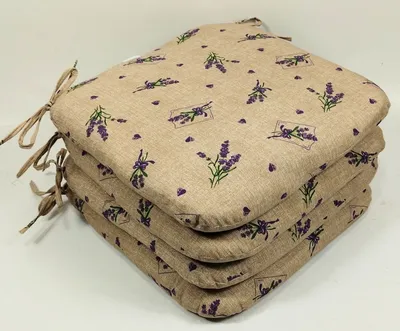 Obrázek produktu pro Sedák 40x40 cm látka levandule - set 4 kusy