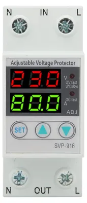 Spannungsschutzgerät SVP-916 230V, 40A (80A), einstellbar