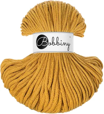 Produktbild von Bobbiny Classic 4 mm 100 m Mustard Schnur