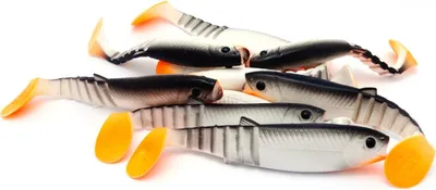Obrázok produktu pre Savage Gear Gumová nástraha Cannibal Shad bulk White & Black - 12,5cm 20g