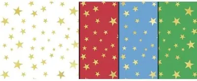 Produktbild von Faltblätter Sternchen 10x10cm VE=100 Blatt 4 Farben sortiert