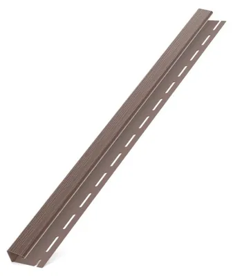 Immagine prodotto di Profilo in plastica BRYZA "J", lunghezza 3M, marrone RAL 8017