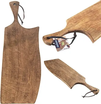 Immagine prodotto di Tagliere in legno Orion Tagliere da cucina Vassoio per servire Tagliere in legno MANGO 61x22 cm