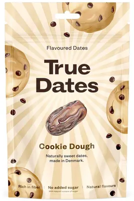 Image de True Dates Cookie Dough aux dattes naturellement sucrées 100g