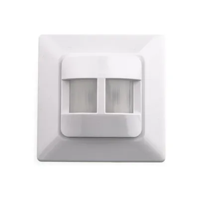 Produktbild von Infrarot Bewegungsmelder 170° 2 Sensoren Bewegungssensor LED geeignet für Schalterdosen  230V max. 500W 2000 Lux 9m Erfassungsweite Lichtsensor Einbau Unterputz