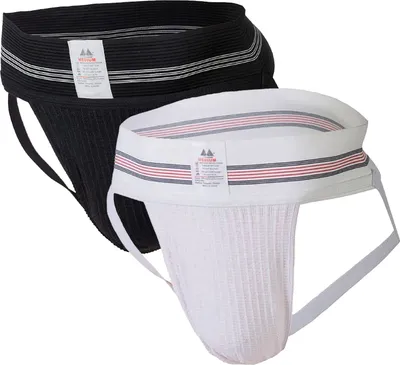 Immagine prodotto di MM Sports - Intimo da Uomo Sospensorio - The Original No. 10 Jockstrap 3 inch Multipack 1x Black + 1x White - Taglia M