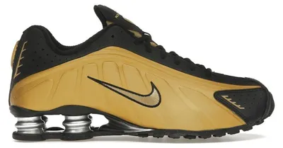 Produktbild von Nike Shox R4 Black Metallic Gold (Women's) - EU 37.5