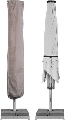 Produktbild von Raffles Covers Schutzhaube für Gastronomie Sonnenschirme 390 cm | Atmungsaktiv | Wasserdicht | UV-beständig | Doppelnähte | Inklusive Befestigungsstab