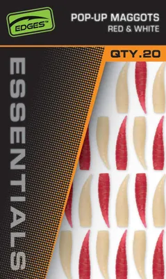 Produktbild von Fox Pop Up Maggots (10 red,10 white) - 20 Kunstmaden