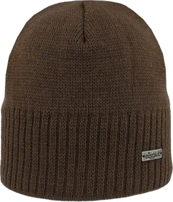 Eisglut Strickmütze Beng XL mit Fleece-Innenband  in braun