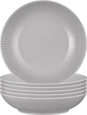 Produktbild von Seltmann Weiden Amina silbergrau Suppenteller 6er Set