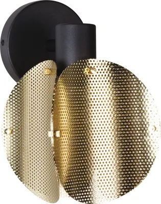 Productafbeelding van OSRAM Decor Vouwlamp Globe, wandlamp, E27, goud, staal met elektroplatering, industriële stijl, textiel, 1,6 meter kabel