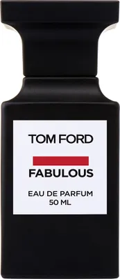 A black bottle of Tom Ford Fabulous Eau de Parfum.