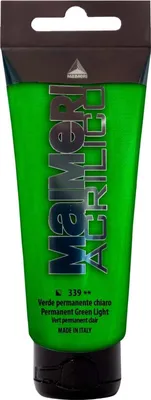 Obrázek produktu pro Maimeri Acrilico Akrylová barva Permanent Green Light 339 200 ml 1 ks