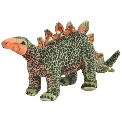 Immagine prodotto di Peluche "Tautendorf" in poliestere nei colori verde e arancione. Dimensioni (c/h) 110x35 cm