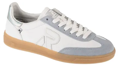 Productafbeelding van Rieker - Dames sneaker, logo, leer, model PP6218 (maat 38 EU) (grijs)