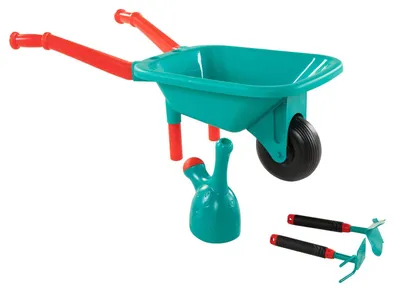 Image de Brouette avec outils de jardinage