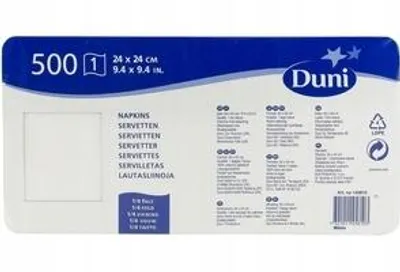 Obrázek produktu pro Serwetki Duni 24 x 24 cm 500 szt.