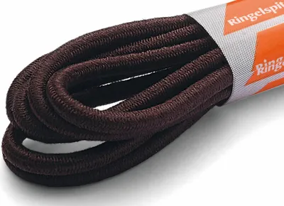 Produktbild von RINGELSPITZ - Rund Gummi – Elastische Schnürsenkel für Maximalen Komfort - 75 cm, dunkelbraun