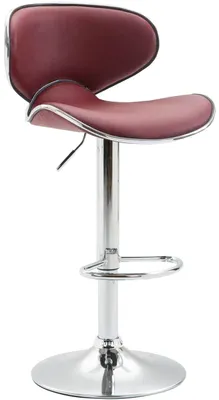 A studio shot of a bar stool.