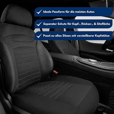 Produktbild von Autositzbezug schwarz