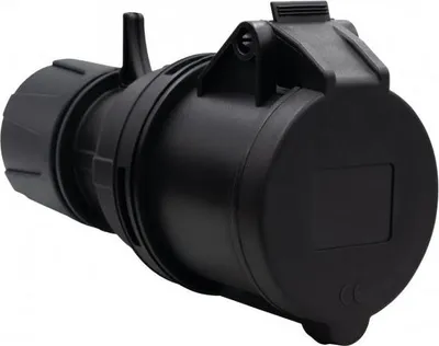 Immagine prodotto di Presa industriale - portatile 32 A/3 poli 200 V-250 V /FE/ IP44 nera F7.0148