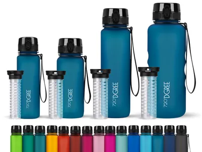 Produktbild von 720 DGREE Trinkflasche Wasserflasche Fruchteinsatz 0,5L - BPA-Frei “uberBottle“ 720 DGREE